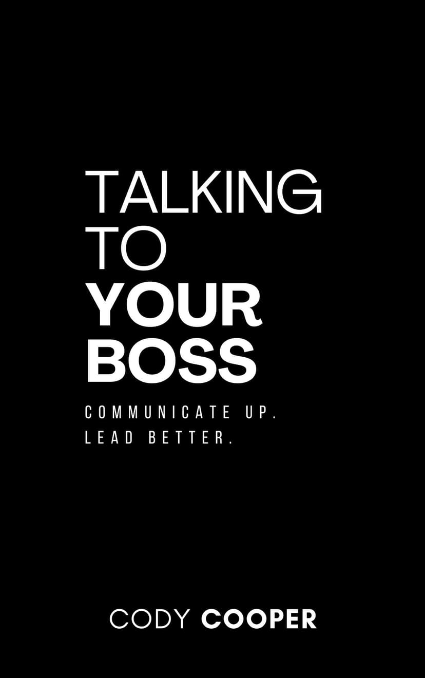 Talking To Your Boss book cover